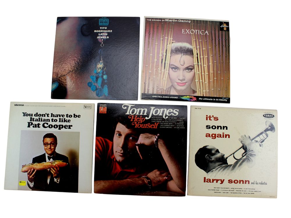 Lot 28: Five 12-inch Vinyl Audio Records