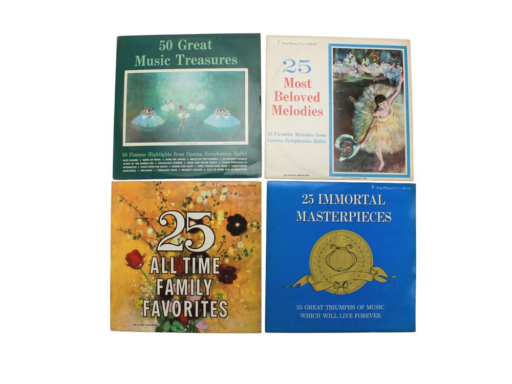 Lot 29: Four Sets Of 12-inch Vinyl Audio Records