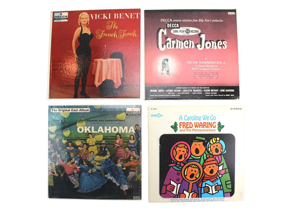 Lot 33: Vintage DECCA Vinyl Collection – 4 Classic Albums