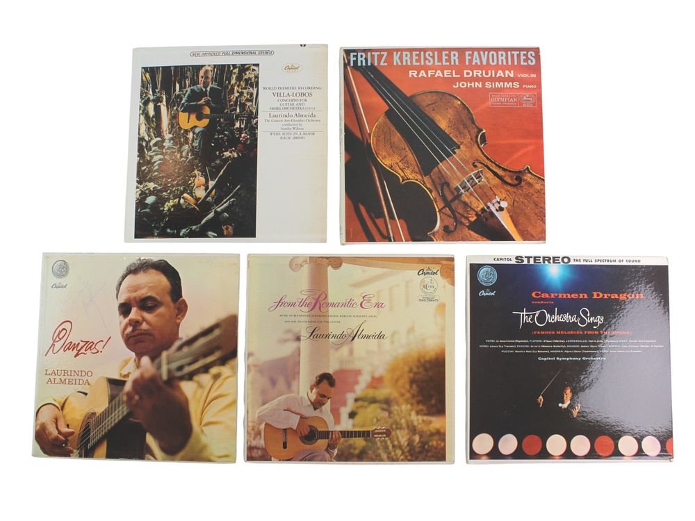 Lot 35: 5 Classical & Jazz Vinyl Records Collection