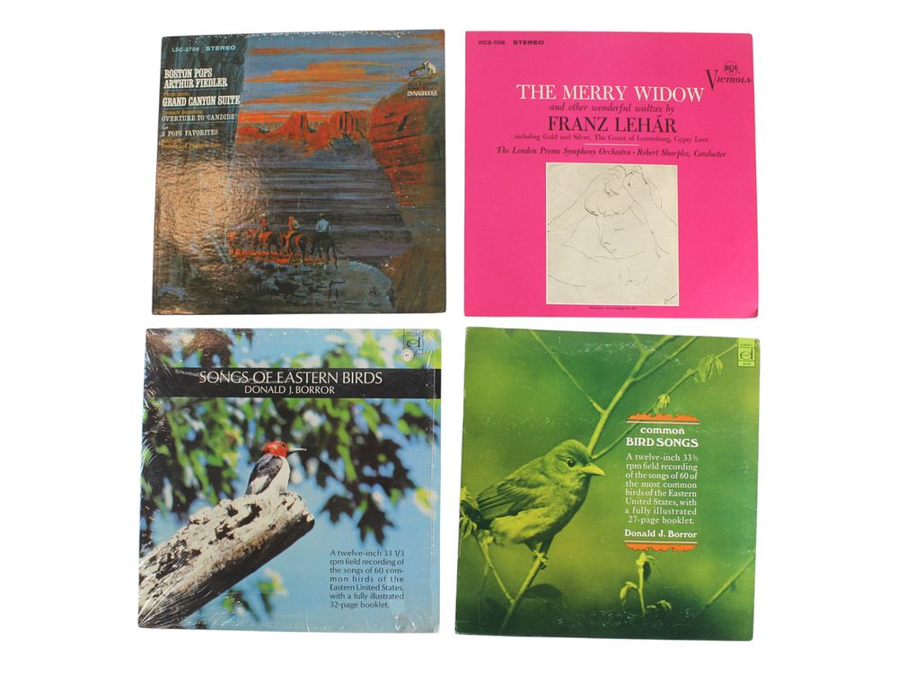Lot 45: Four LP Classical & Nature Vinyl Records Set