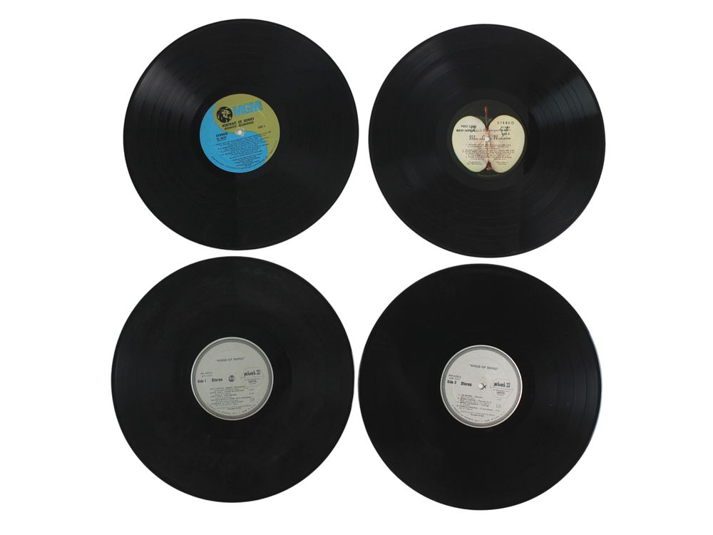 Lot 54: Lot of 4 Vintage Vinyl Records – Pop & Swing