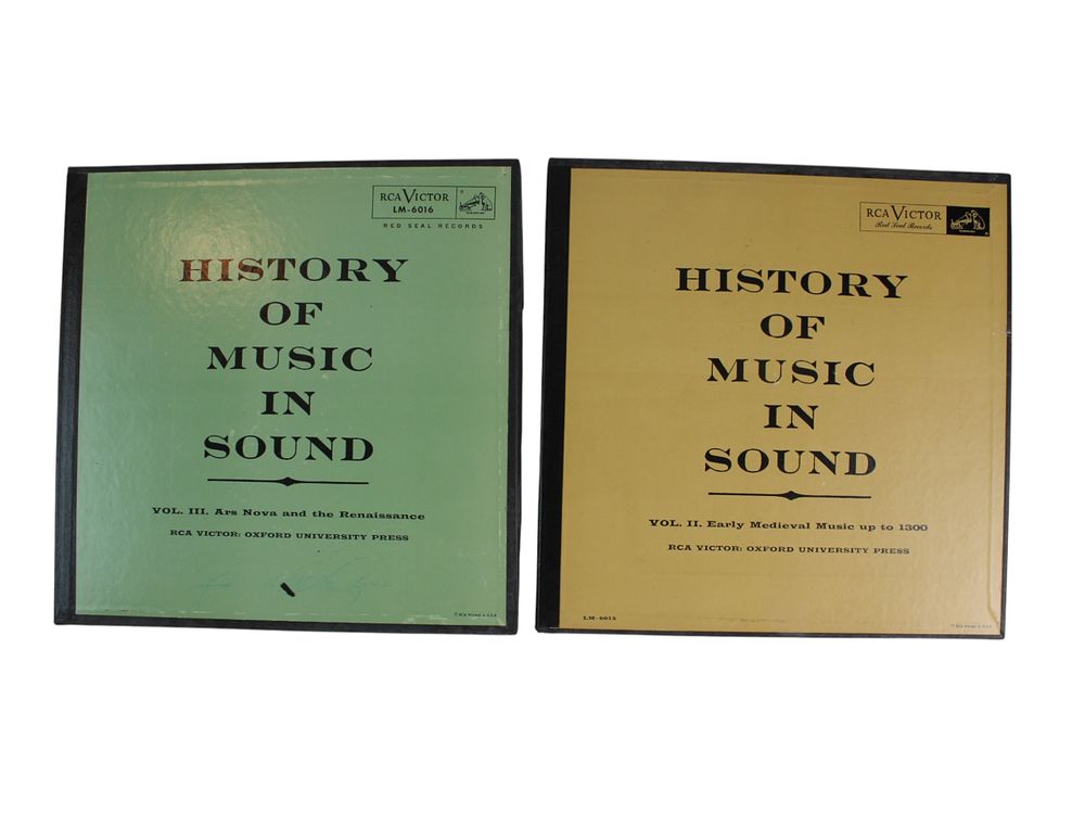 Lot 62: History of Music in Sound – Vol. II & III Set