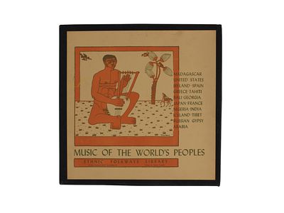 Music of the World's Peoples 2-LP Ethnic Set, 1951. A two-record vinyl box set from the Ethnic 