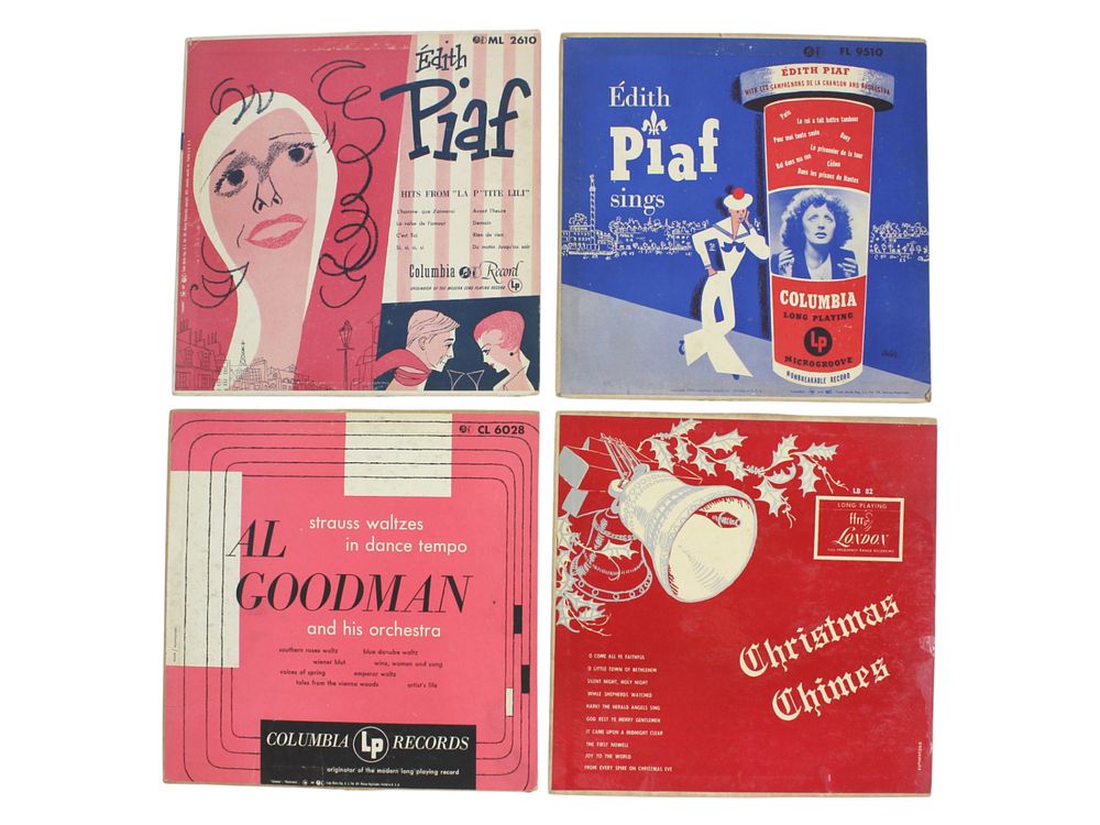 Lot 70: Vintage 10" LP Records – Piaf, Goodman & More