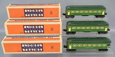 Postwar Lionel O gauge 2440 2440 2441 passenger cars in. Postwar Lionel O gauge 2440 illuminated 