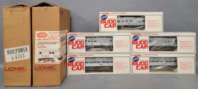 Boxed Lionel O gauge 1977 Service Station Budd Set 1766 in original boxes. Lionel O gauge 1977 