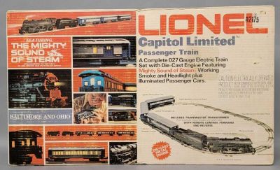 Lionel O gauge 1587 Capitol Limited Passenger Train set in original box. Cars look C8 unrun 