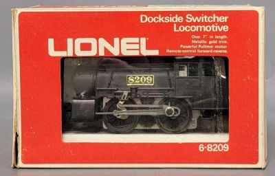 Lionel O gauge 8209 Dockside Switcher Locomotive in original box . Locomotive is lightly run 