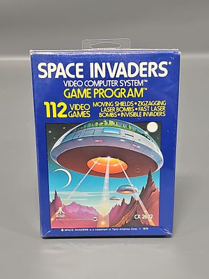 Lot 8 - Vintage Factory Sealed Atari Space Invaders CX 2632 | Toys