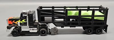 Tyco US 1 Trucking trailer with black Peterbilt tractor. Tyco US 1 Trucking trailer with black 