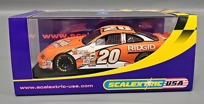 Scalextric 1/32 NASCAR Tony Stewart Home Depot Pontiac Grand Prix Slot Car in Original Box.The 