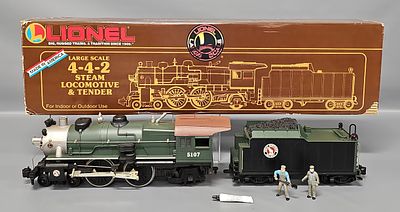 Lionel Large Scale Great Northern 4-4-2 Steam Locomotive in Original Box 8-85107, the 
