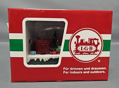 LGB G Gauge 2017D Steam Locomotive and Tender in Original Box plus Smoke Fluid. LGB 2017D Steam 