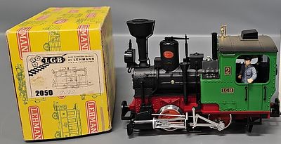 LGB G Gauge #2 2020DG Steam Locomotive in Incorrect Original Box. Unit shows little to no run 