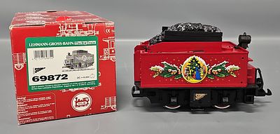 LGB G Gauge 69872 Powered Christmas Tender with Sound in Original Box. Unit shows little to no 