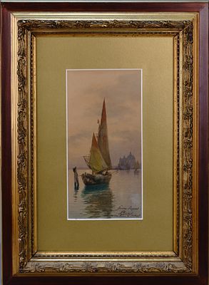 [С дарственной надписью мадам Набоковой]. Николо Риккарди. Венеция. Кон. ХIХ в. Бумага на 