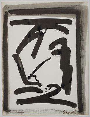 [Из коллекции М.Я. Макаренко]. Есауленко Евгений Николаевич. Абстракция. 1980-е. Бумага 