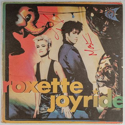 [С автографами музыкантов] Грампластинка. Roxette. Joyride. 1991. Joyride — третий студийный 