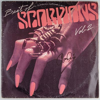 [С автографом] Грампластинка. Скорпионс. Best of Scorpions. 1984. Сборник включает композиции 