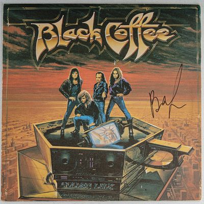 [Автограф] Грампластинка Black coffee. Golden Lady. 1992. Группа "Black coffee" была основана 
