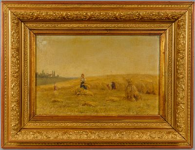 Колесова Александра Ивановна (?). Пейзаж. Вт. пол. XIX в. Холст, масло. В левом нижнем углу 