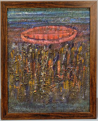 Тищенко Антон (Владимир Волин). Абстрактная композиция. 1970– 1980-е. Оргалит, масло, темпера. 