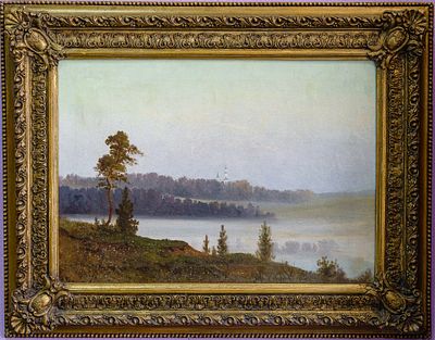 [Ученик Куинджи] Прокофьев Алексей Матвеевич. Пейзаж. Нач. XX в. Холст, масло. 52&times;74 см. В 