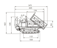 DUMPER. SDLD25 CRAWLER DUMPER WITH SEAT Engine model: Briggs &amp; Stratton Engine power: 8.6KW Image - 2