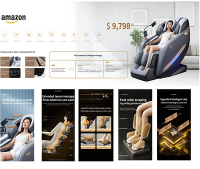MASSAGE CHAIR. IRMC MASSAGE CHAIR 8D massage chair 5+8 massage mode Mobile phone holder Central