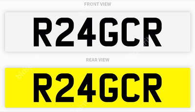 PRIVATE REGISTRATION """"R24GCR"""" *NO VAT*. NP - PRIVATE REGISTRATION "R24GCR" *NO VAT*
BUYER