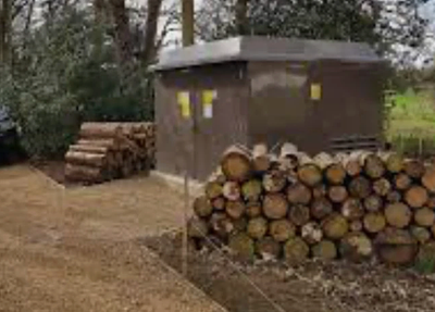 THIS IS THE LAST ONE AVAILABLE - IN GOOD USEABLE ORDER AS A SUBSTATION OR HOUSING, GARDEN SHED 