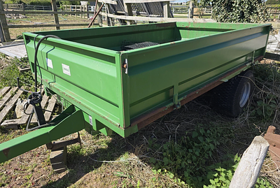 HALL 2 TON TIPPING TRACTOR TRAILER - UNUSED OLD STOCK . Hall 2 Ton Tipping Trailer. Condition is 