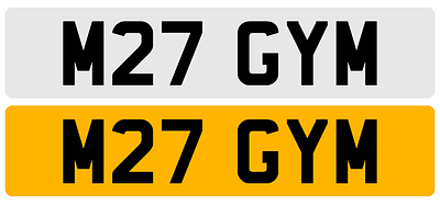 PRIVATE REGISTRATION """"M27 GYM"""" *NO VAT*. NP - M27 GYM NUMBER PLATE *NO VAT* 
BUYER TO PAY 