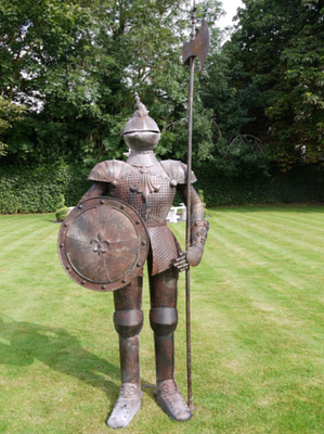 SUIT OF ARMOUR for DISPLAY - LARGE *PLUS VAT* 
4/4 
WE HAVE A PAIR AVAILABLE, THIS IS FOR 