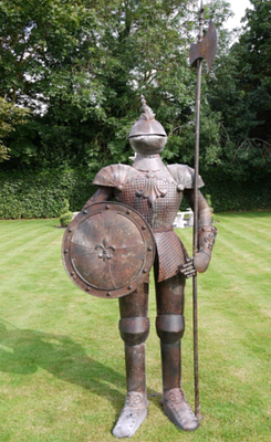 SUIT OF ARMOUR for DISPLAY - LARGE *PLUS VAT* 
3/4 
WE HAVE A PAIR AVAILABLE, THIS IS FOR 