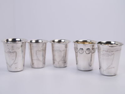 5 silver cup, Israel. 800 silver, total weight: 74 gr