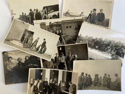 Chaim Weizmann, Haim Arlosoroff, Arthur Grenfell Wauchope and more - Photographs. 9 Photos of 