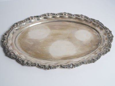 Austrian silver tray. Silver 800, silver decorations . Very good condition. signed. Weight: 553 grams