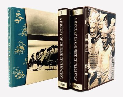 Two Books on the History of China - in Magnificent Folio Editions. 1. Jacques Gernet, A History 