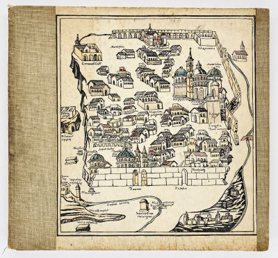 Jerusalem the Saga of the Holy City - Numbered Edition with Folding Mmaps - 1954. The University 