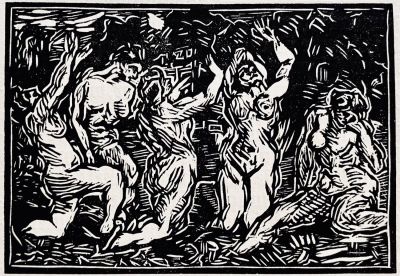 The Lamentations of Jeremiah - With Signed Woodcuts - Numbered Edition 1921. Die Die Klagelieder 
