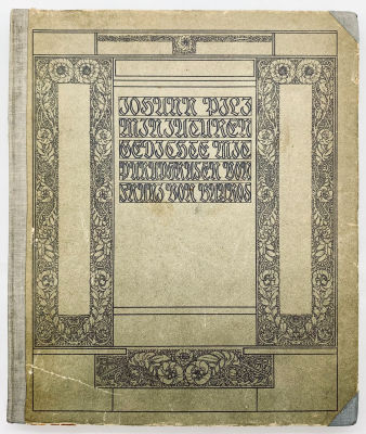 Poems by Johann Pilz - with Color Illustrations - Vienna 1918. Johann Pilz Miniaturen. 
Verlag: 