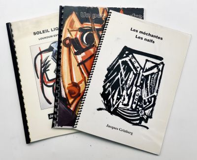 Jacques Grinberg - Three Rare Self-Published Booklets. Three booklets by the artist Jacques 