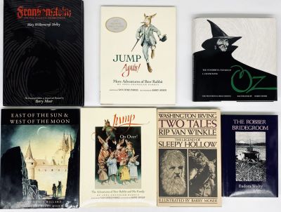 A Selection of Books in Nice Editions with Illustrations by Barry Moser - All Signed by Moser. Ba 