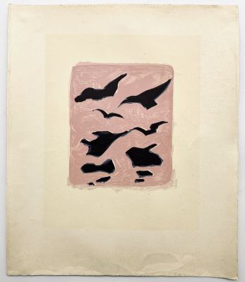 Georges Braque - Lithograph. The lithograph is not signed. 
Sheet size: 29X25 cm.
Print size: 