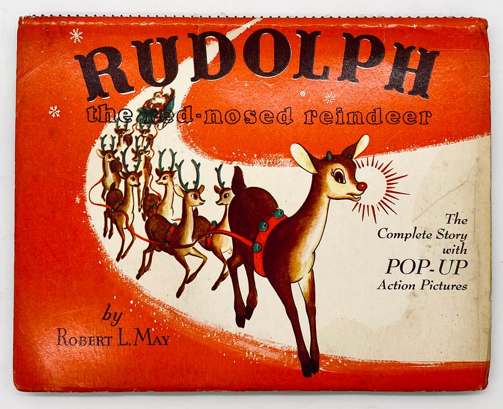Rudolph the Red-Nosed Reindeer - Rare Pop-up Book - London 1939. Rudolph the Red-Nosed Reindeer: 