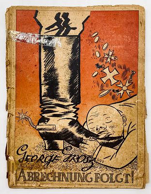 George Gross - Rare Booklet - Berlin 1923. George Grosz: Abrechnung Folgt! 
Berlin: Der 