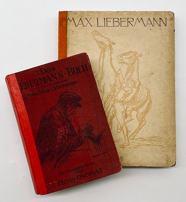 Max Liebermann - Two Books - Berlin 1914-1930. 1. Das Liebermann Buch, von Hans Ostwald. 