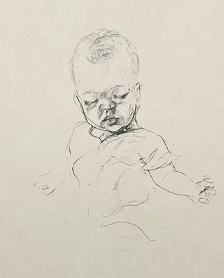Avigdor Arikha - Baby - Lithograph. Signed. 
Numbered P.P. 
Size: 32X24 cm. 
Good condition.